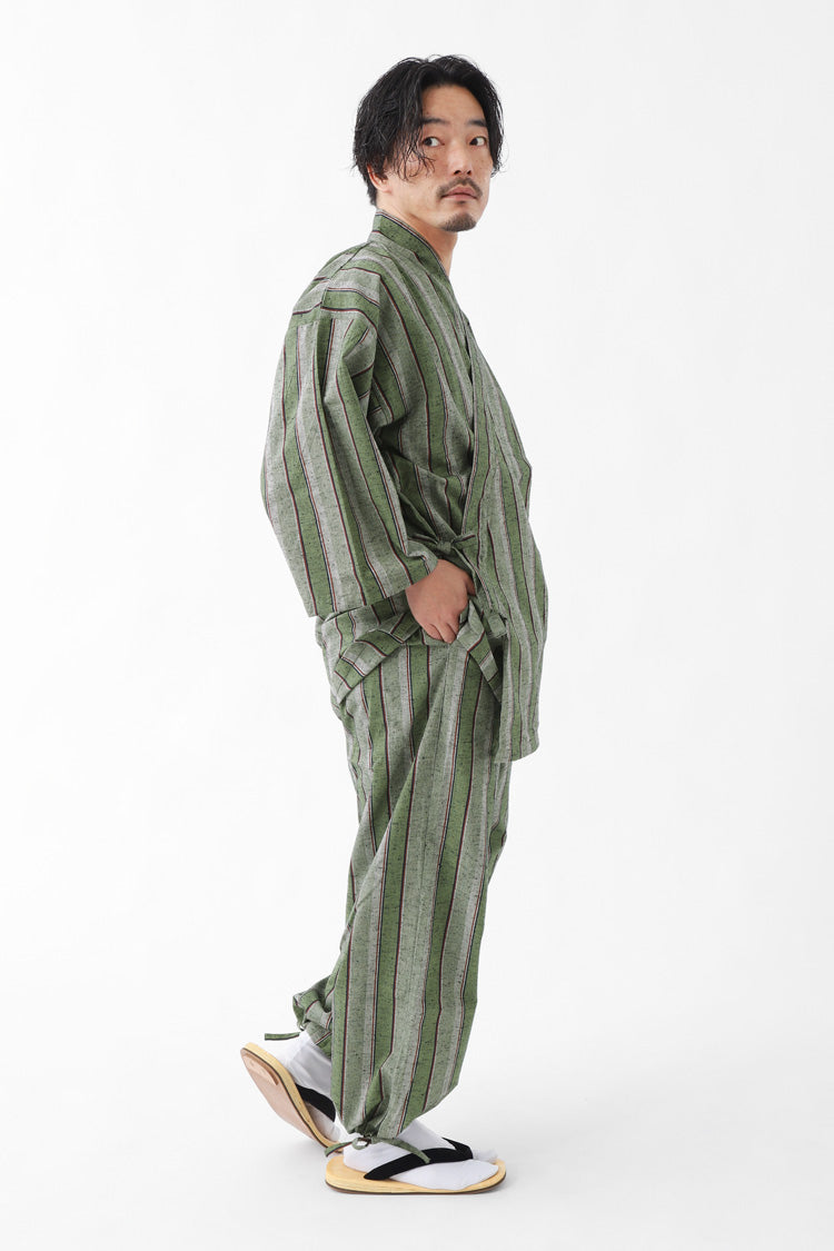 作務衣 男性 メンズ ギフト おしゃれ 久留米織 久留米織作務衣 綿