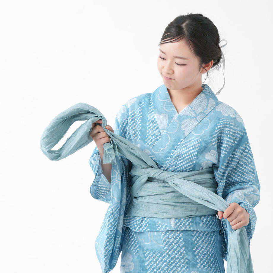 二部式浴衣 作り帯 3点 セット セパレートタイプ 簡単 着付け