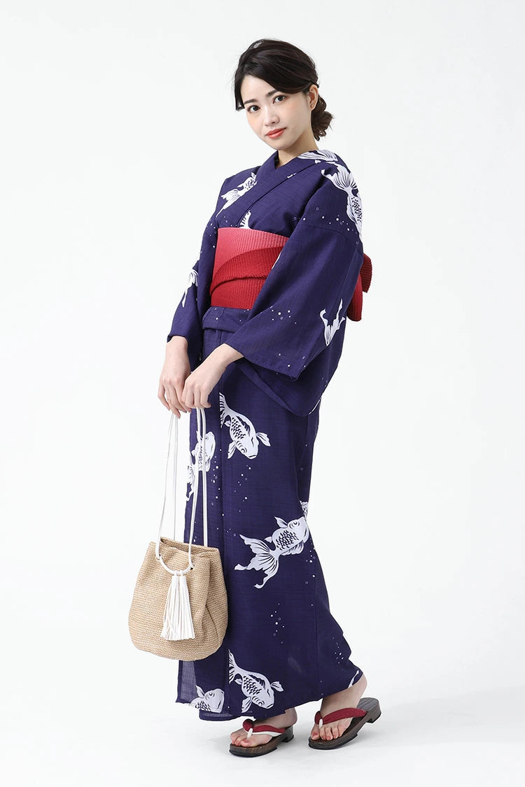 【新品未使用】テイジン カルキュロ浴衣　アラベスク／唐草模様 新品未使用】テイジン カルキュロ浴衣 アラベスク／唐草模様