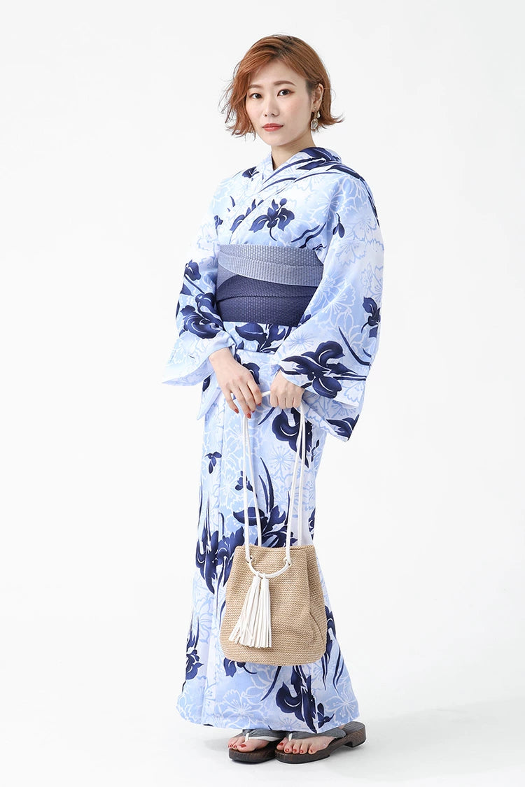 【ちー】浴衣 帯付き カルキュロ吸水速乾レトロ柄【titivate】 ちー】浴衣 帯付き カルキュロ吸水速乾レトロ柄【titivate
