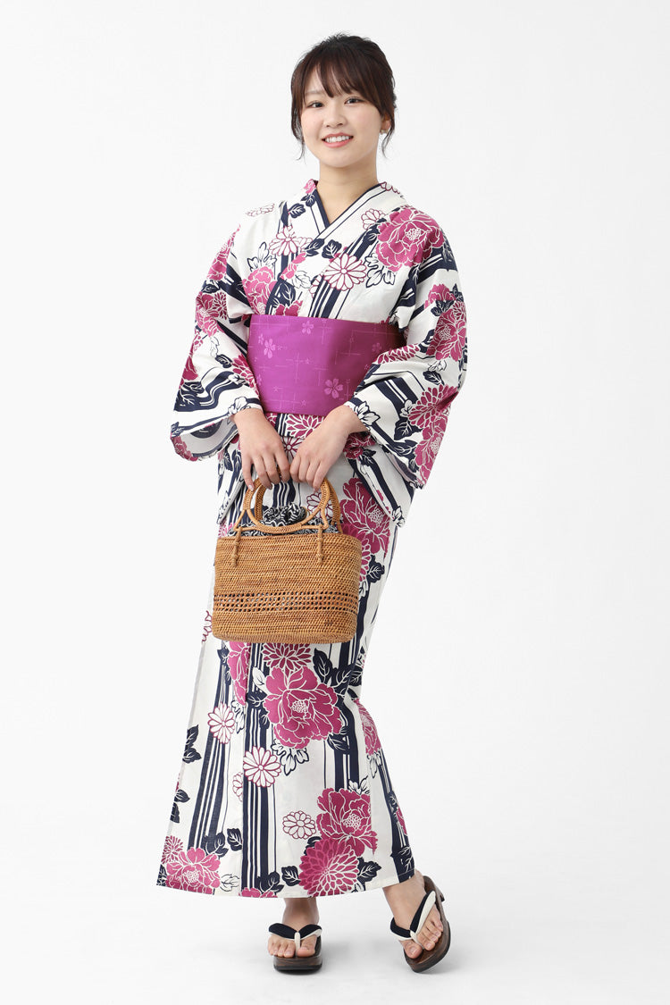 大人浴衣ブランドasaka 着付けのいらない二部式浴衣 セパレート