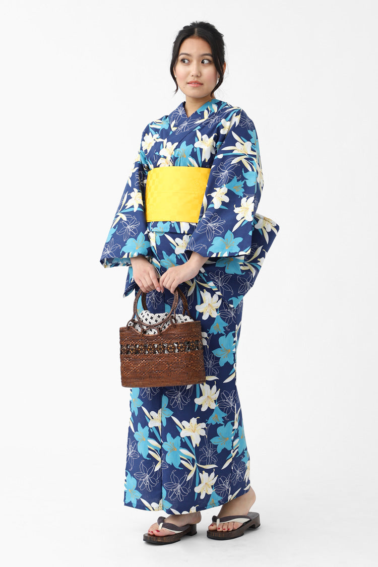 たゆたふセレクト浴衣 平織 3点セット 浴衣 帯 下駄 作り帯 柄 たゆたふセレクト浴衣 平織 3点セット 浴衣 帯 下駄 作り帯 柄