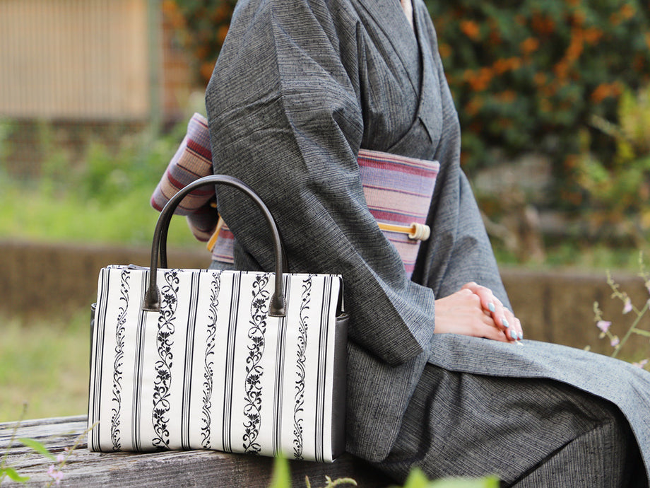 博多織 バッグ 大きめサイズ 高級 日本製 着物 帯地のバッグ 正絹 