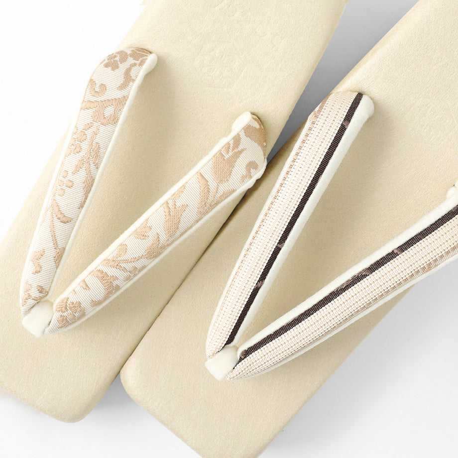 博多織 草履 高級 日本製 着物 帯地の草履 正絹 レディース 二枚芯