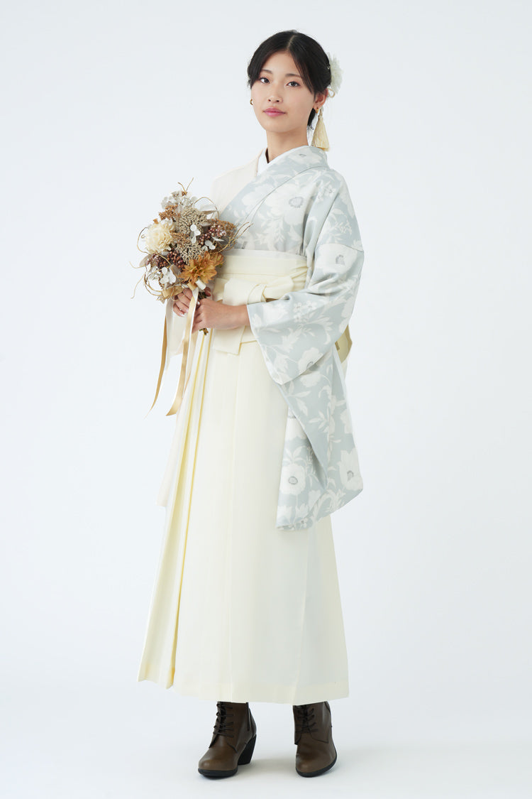 レディース 袴3点セット白