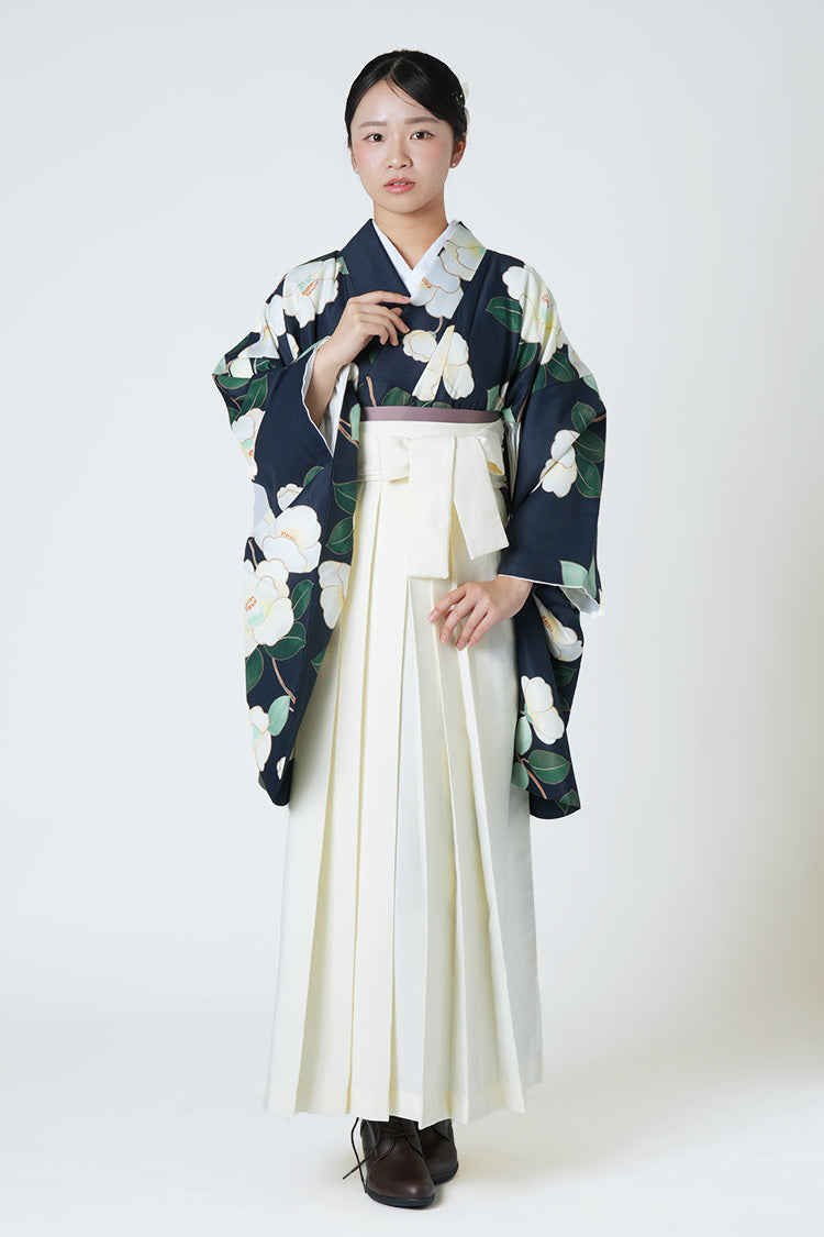 レディース 袴3点セット 紺