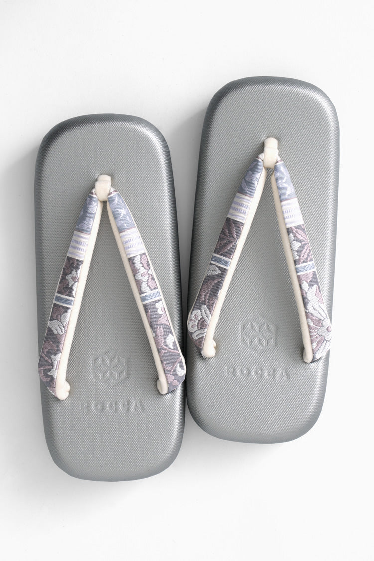 雪駄 日本製 博多織 鼻緒 男性用 ROCCA 六花 クッション 本格 履物