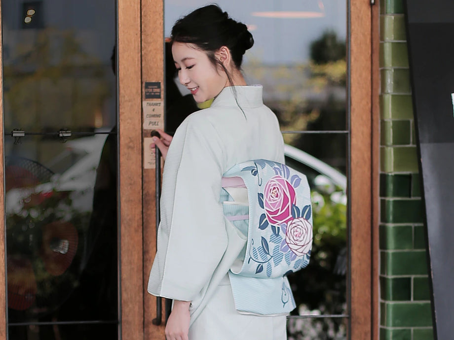 京袋帯 単品 WA・KKA 六花 ROCCA 日本製 ポリエステル 【 帯 おび obi